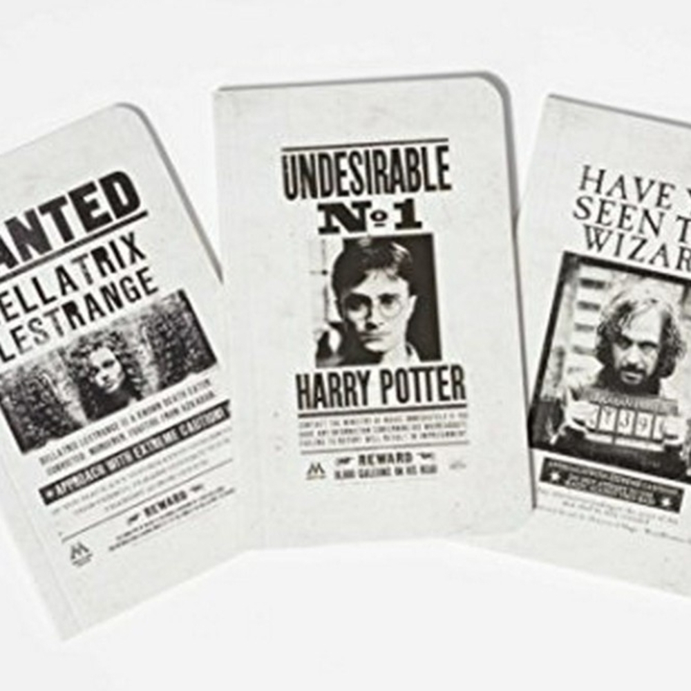 Harry Potter Wanted Poster Notebooks